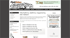 Desktop Screenshot of flyttsidan.se