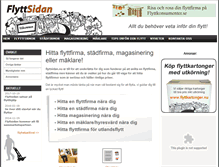 Tablet Screenshot of flyttsidan.se